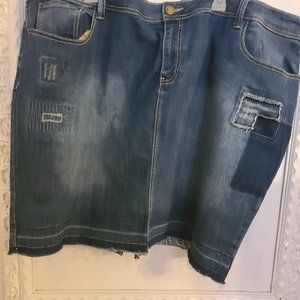 Lane Bryant Women Denim Skirt